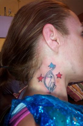 star tattoo designs neck