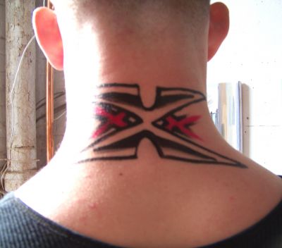 X Serif Semi-permanent Tattoo set of 2 - Etsy Israel