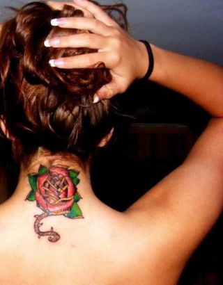 60 Cute Rose Tattoos For Back - Tattoo Designs – TattoosBag.com