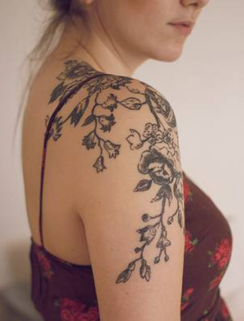 Flower Vine Tattoo Leg | TikTok