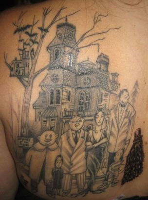 Tattoo tagged with: film and book, black and grey, georgikodzhabashev,  grey, fictional character, black, big, wednesday addams, the addams family,  forearm, tatuaje, tatuajes | inked-app.com