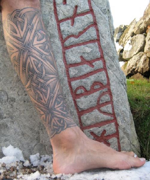 Pictish Boar Foot Tattoo — LuckyFish, Inc. and Tattoo Santa Barbara