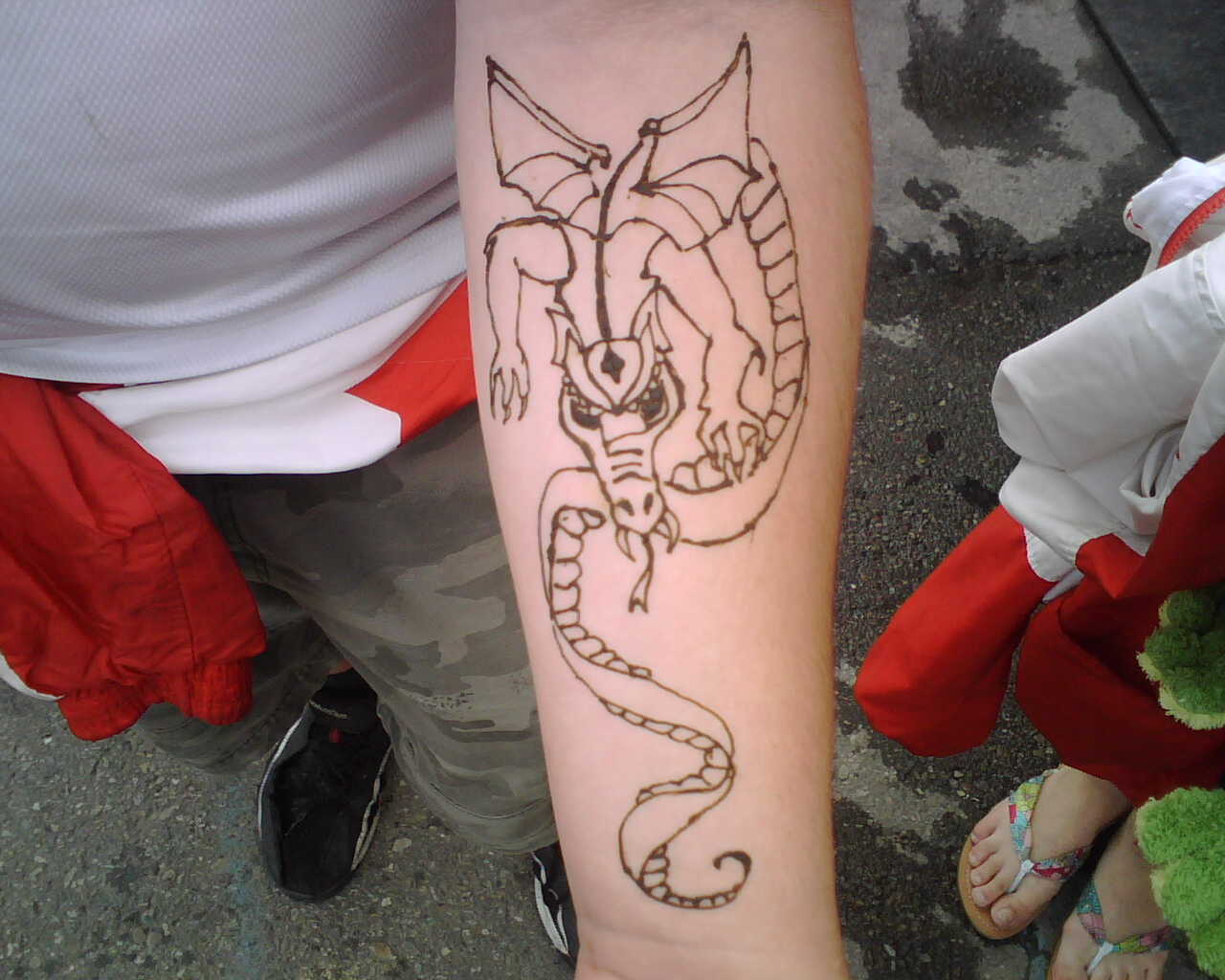 Dragon Henna Tattoo | an overpriced henna tattoo from bright… | TabiDobson  | Flickr