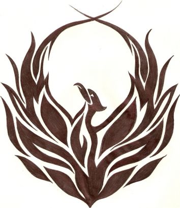 Phoenix Tribal Tattoo Design by MagpieVon on DeviantArt